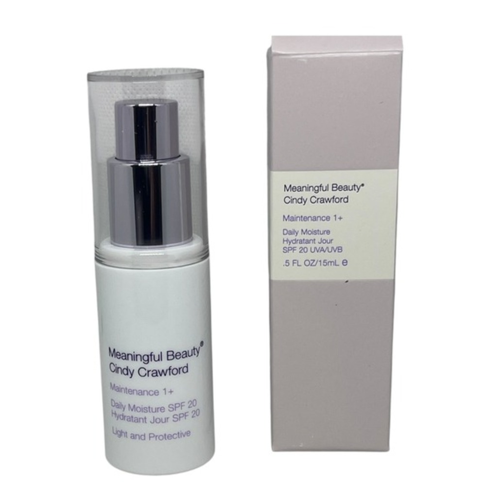 Meaningful Beauty Cindy Crawford Maintenance 1+ Daily Moisture New Old Stock